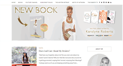 Desktop Screenshot of karolyneroberts.com